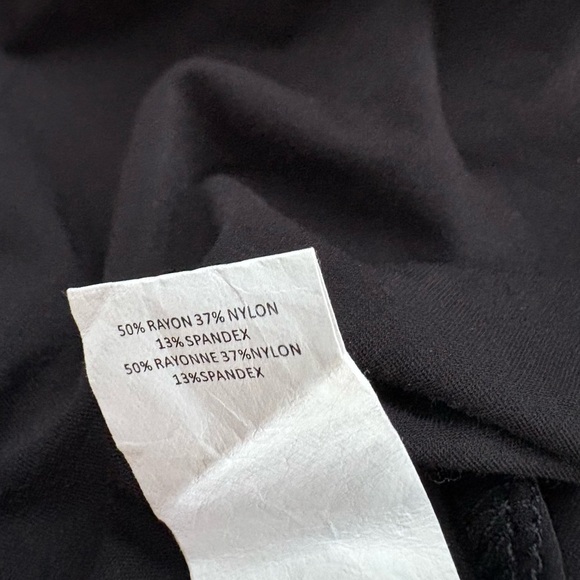 NWT RAMY BROOK Vickie Draped Sleeveless Cocktail Black Dress Size Small - Picture 8 of 9